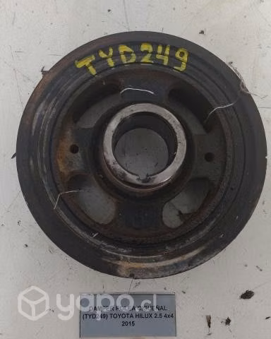 Damper Polea Cigüeñal (TYD249) Toyota Hilux 2.5