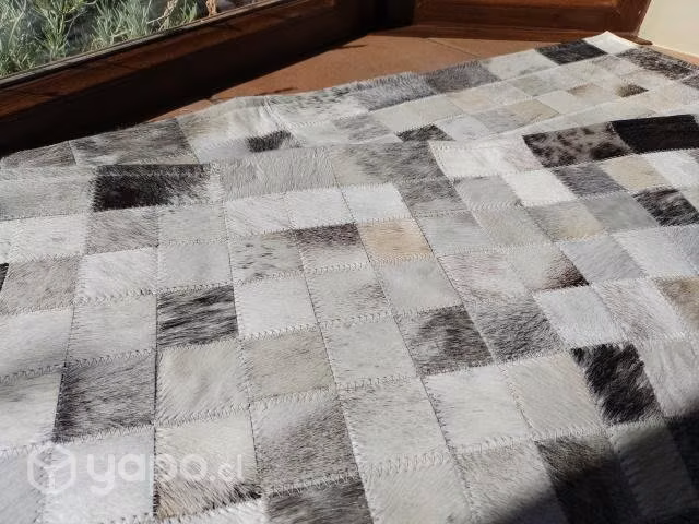 Alfombras de cuero patchwork