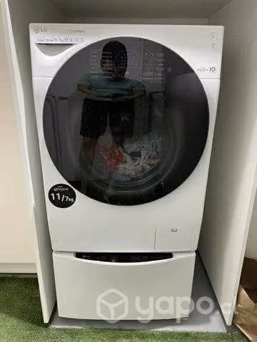 Lavadora/Secadora 11/7kg LG con twin wash