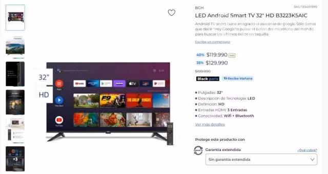 Televisor 32´ BGH