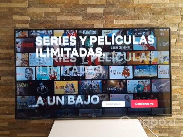 Smart Tv Kioto de 50 pulgadas, con mínimo detalle
