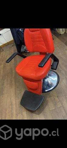 Silla de barberia hidraulica de usa profesional - Imagen 4