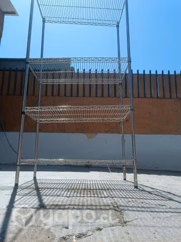 Acero inoxidable, cromado y epóxica