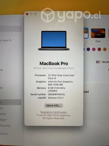 Macbook Pro 13" - como nuevo - Imagen 5