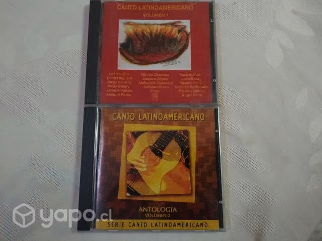 Mc138: pack cd´s canto latinoamericano
