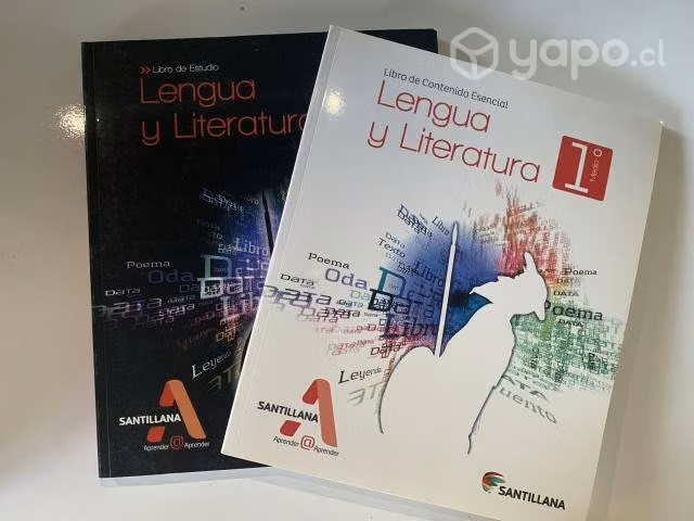 Libros Santillana Lenguaje Aprender 1ro medio