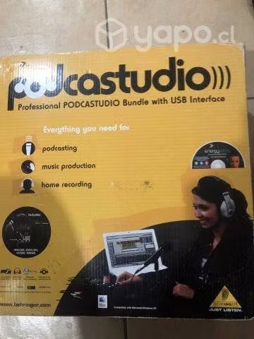 Equipo de podcast/grabación