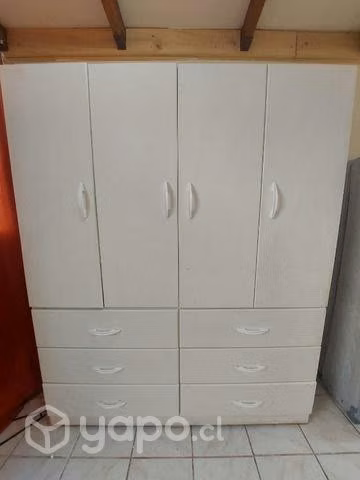 Closet de 6 puerta color blanco