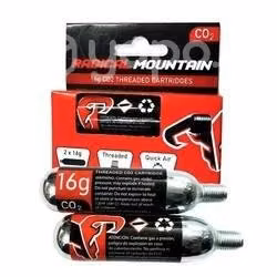 Cartucho de co2 radical mountain 16 gramos (2 unid