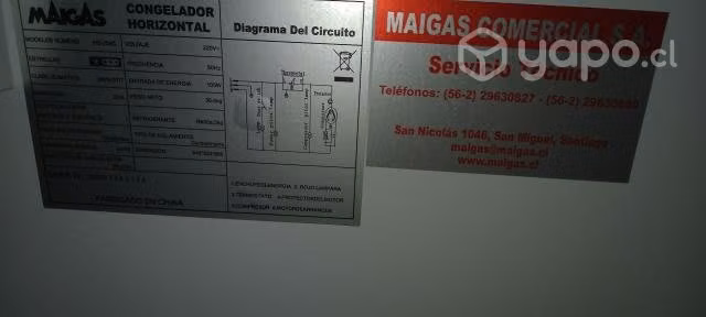 Congeladora 203 litros