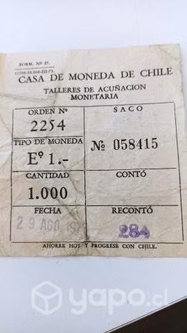 Monedas 1 escudo 1972