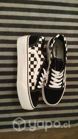 Zapatillas de dama estilo vans - Imagen 2