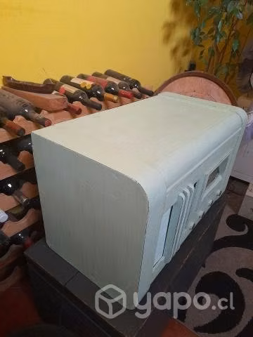 Radio antigua con baùl - Imagen 5