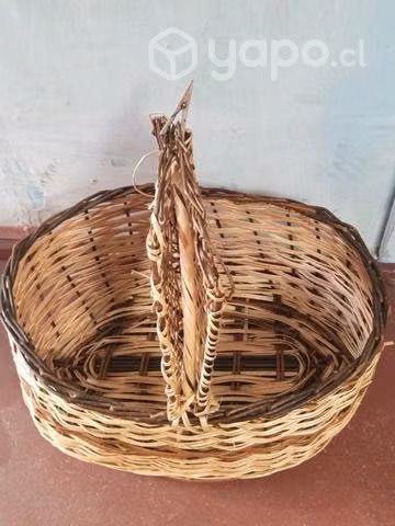 Canasta de mimbre