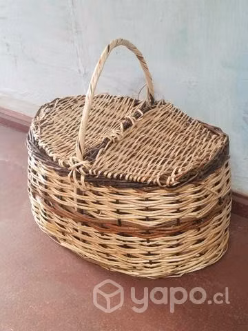 Canasta de mimbre