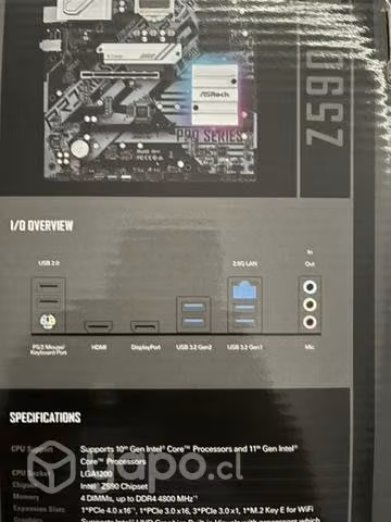 Placa madre asrock z590pro4 series - Imagen 6