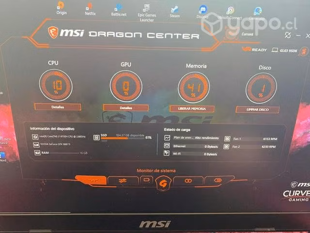 Notebook Gamer MSI