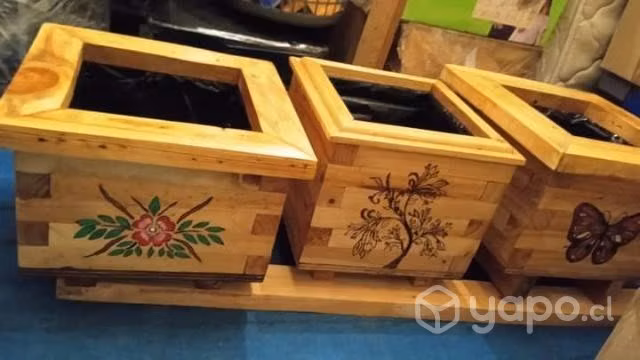 Jardineras de Madera Artesanales