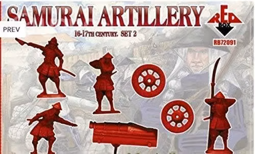 Maqueta Armable De Artillería Samurai, 1/72