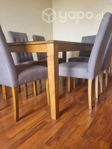 Mesa Comedor con 6 sillas