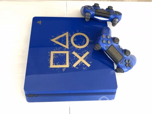 Ps4 Blue Edicion 500 Bg Slim, Ethernet Hdmi Out Us