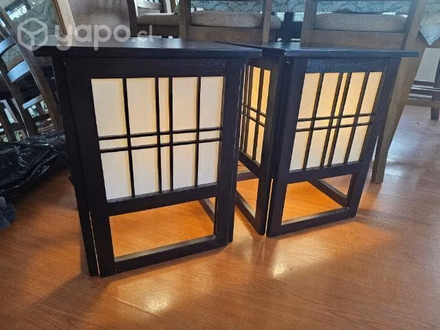 Mesas con lampara estilo oriental