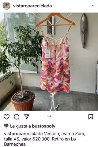 Vestido Zara XS - Imagen 2