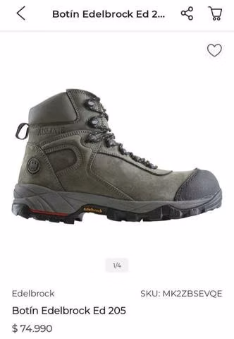 Zapato de seguridad Nuevo