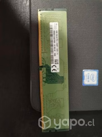 Memoria ram pc4 o ddr4 hp 4gb