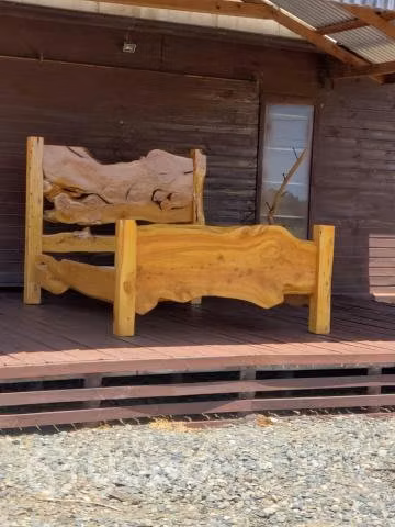 Cama rustica cipre nueva sin uso - Imagen 3