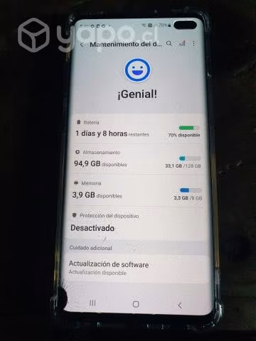 Samsung s10 plus de 128 gb