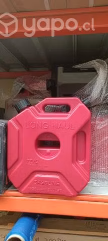 Bidón de combustible para moto con soporte y llave
