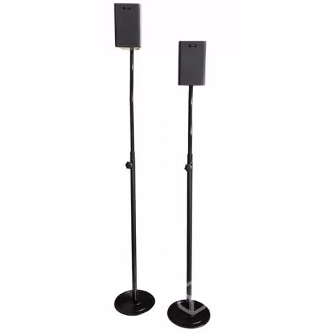 Pedestal para parlante (2 uni.), negro - Imagen 4