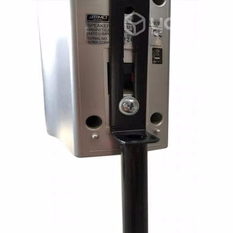 Pedestal para parlante (2 uni.), negro - Imagen 3