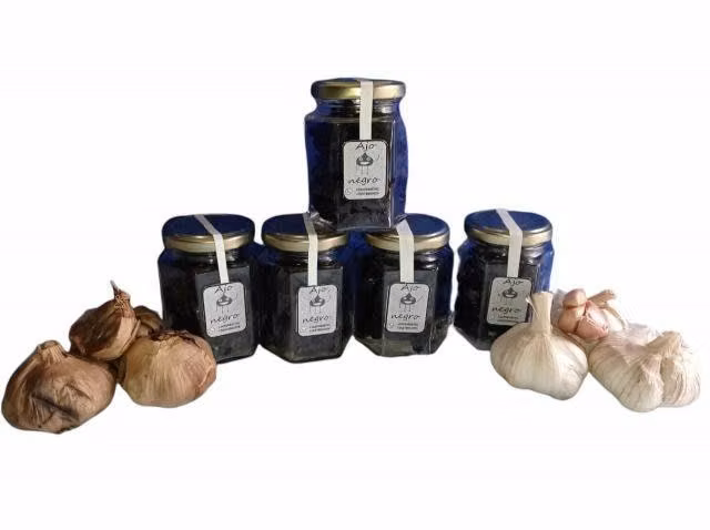 Ajo Negro Artesanal Frasco 100 Gramos 100% Natural