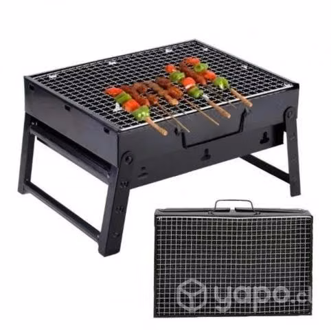 Mini Parrilla De Mesa Plegable A Carbón