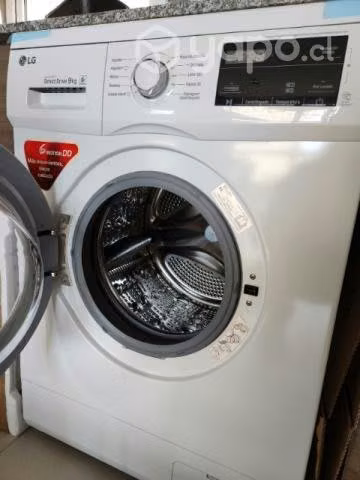 Lavadora LG Direct Drive de 9 kilos