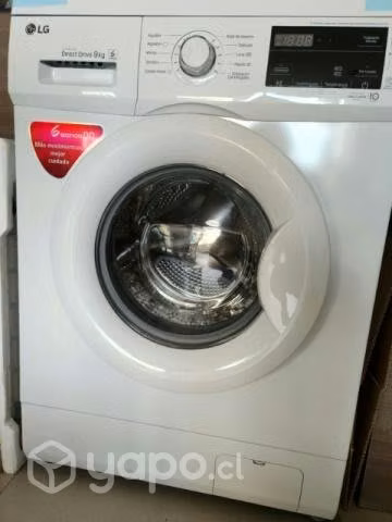 Lavadora LG Direct Drive de 9 kilos