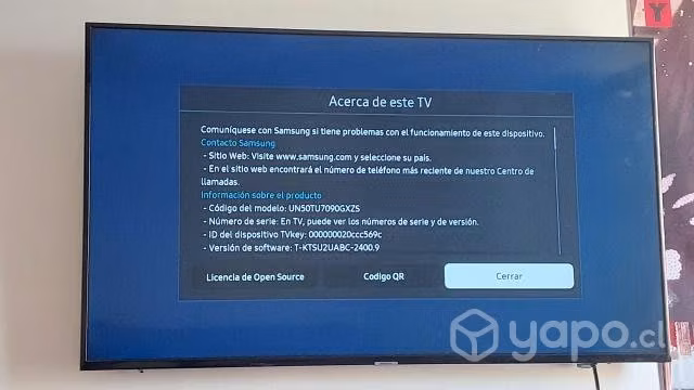 Tv samsung led crystal 50 " uhd 4k