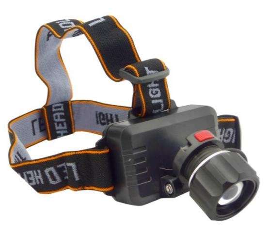 Linterna Minero De 1 LED Con Zoom, Recargable - Imagen 3