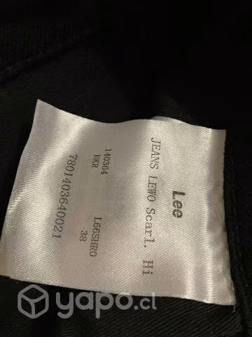 Jeans Lee Negro - Imagen 3