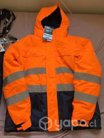 Parka y jardinera reflectiva