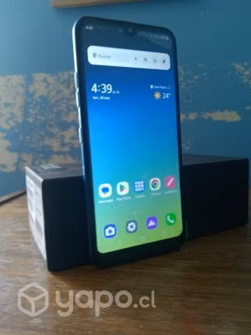 Celular LG K40s celeste