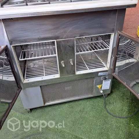 Salsera Refrigerada Inox 5 tachos