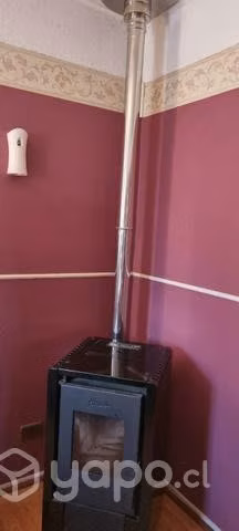Estufa a Pellet Italy 6100 Negro Satinado