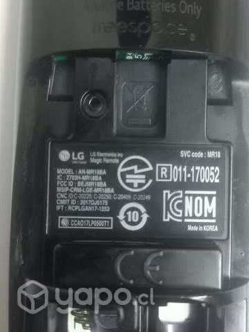 Lg control magico an-mr18ba con funda