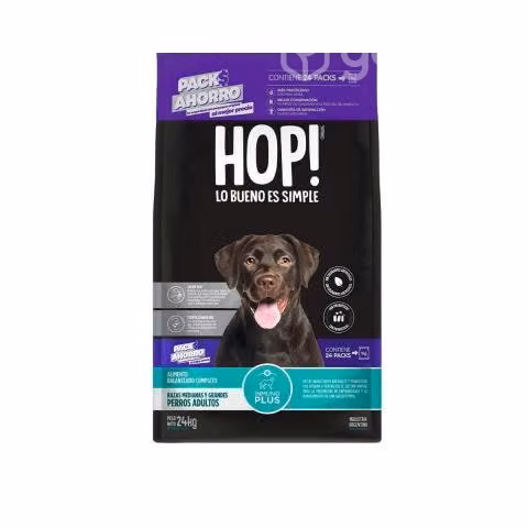 Hop pack ahorro perro x 24 kg