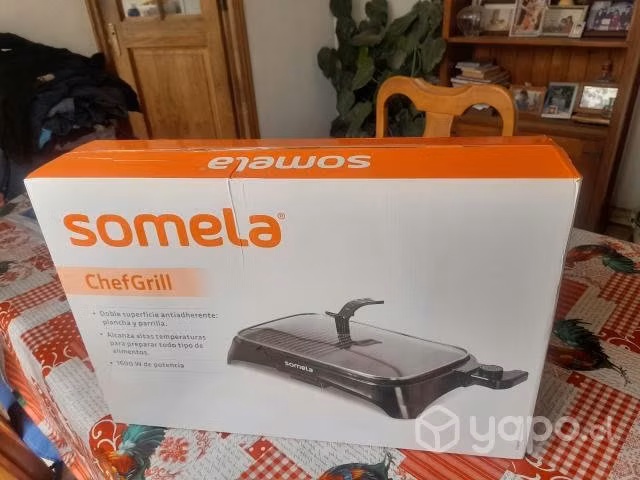 Lavadora y parrilla