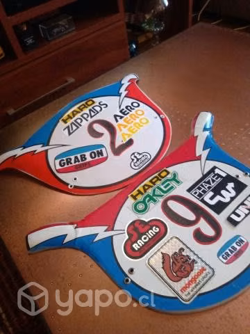 Porta números bmx años 80