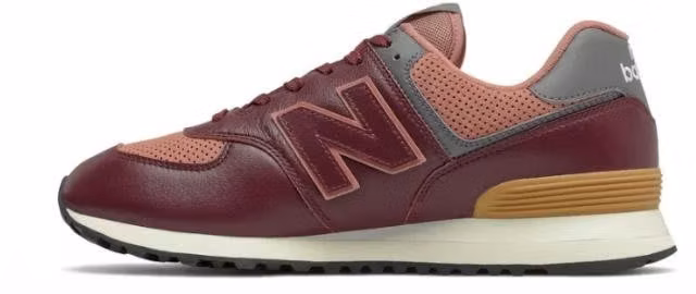 Zapatillas New Balance 574 Urbanas Rojo Hombre